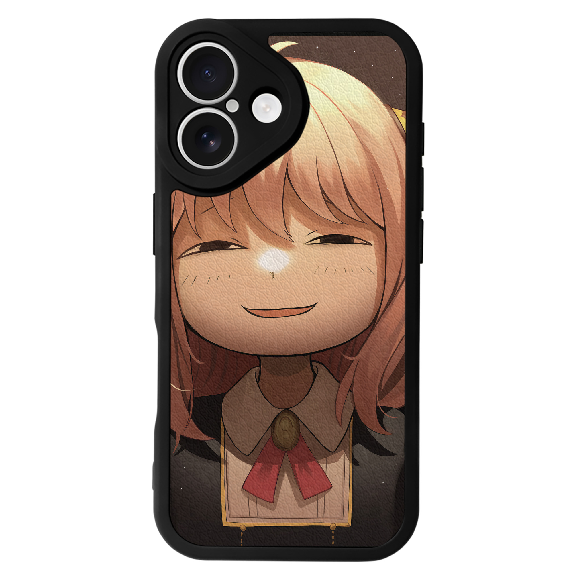 （画像用） SPY×FAMILY间谍家家酒 【iPhone 16シリーズ対応】シリコンスマホケース（レザー調） 材質：シリコン